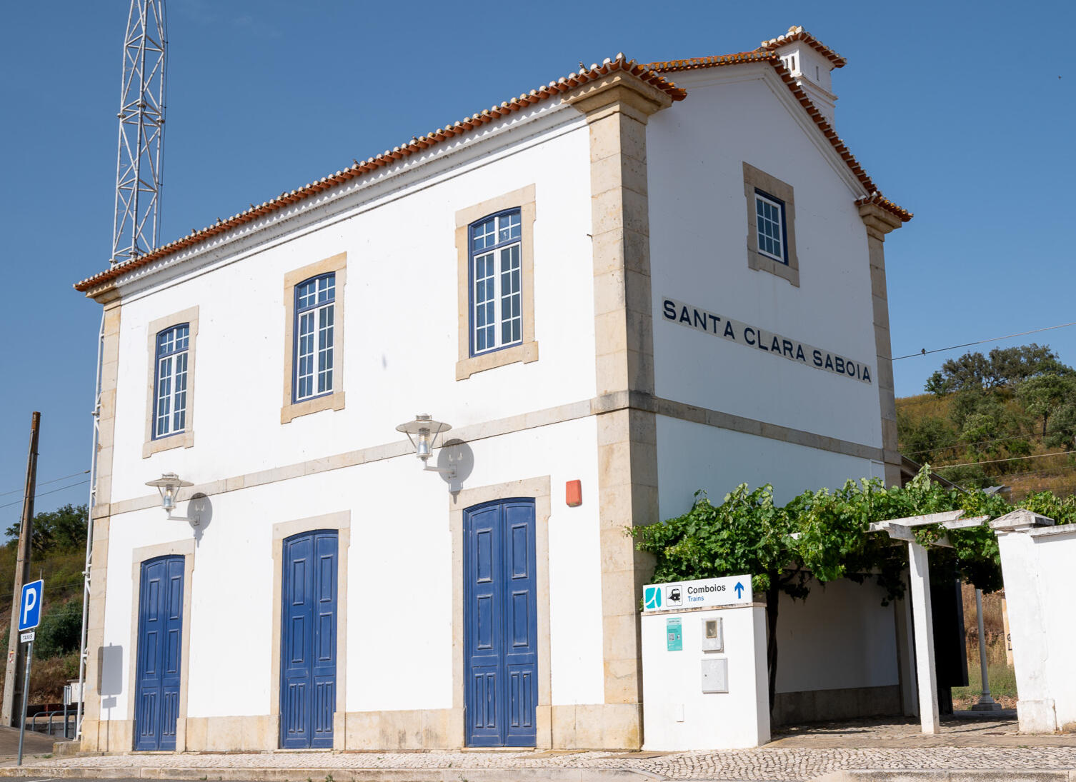 Estação de Santa Clara, Sabóia Monte de Torquines perto de Sabóia e da Barragem de Santa Clara